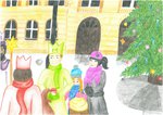 Klára Bydžovská, 8. A, ZŠ náměstí Míru, „Cena pana Krásy – vedoucího výtvarného ateliéru Charity Svitavy“