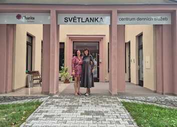 Emeritní paní ředitelka Blanka Homolová zavítala na Světlanku