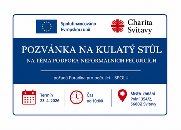 POZVÁNKA NA KULATÝ STŮL